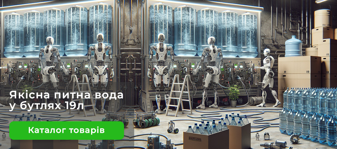 Якісна питна вода  у бутлях 19л